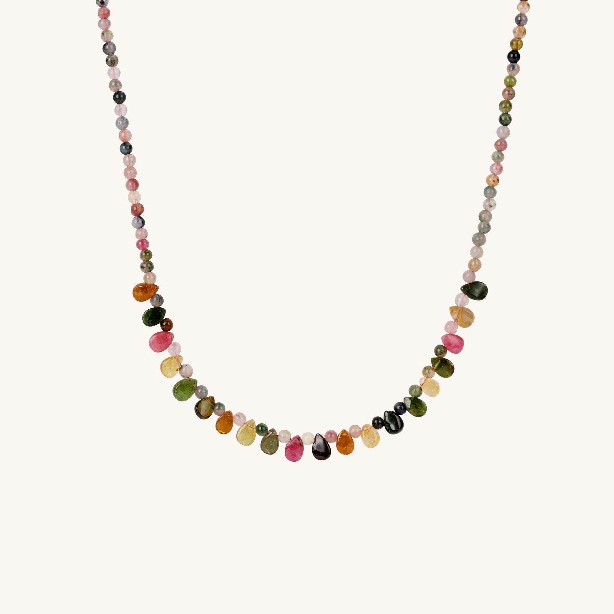 Blossom Radiance Pink Tourmaline Necklace - Muditalume.online store